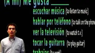 Learn Spanish - Talking about Likes/Dislikes (part 1)