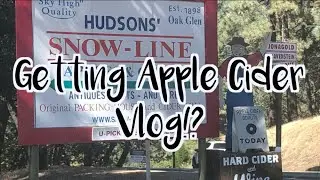 GETTING APPLE CIDER VLOG!? October 6th