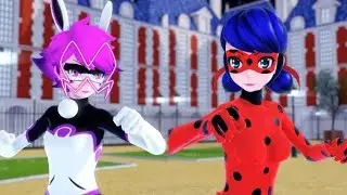 【MMD-PV】【Epic Fight】Ladybug VS Bunnyx Akumatized【60fps】