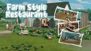 FARM STYLE RESTAURANT// SIMS 4 SPEED BUILD//JZYFRSH