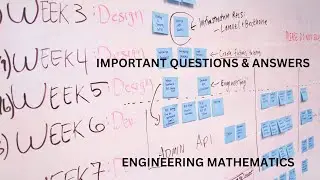Engineering Mathematics|Important questions and solutions|BMATE201
