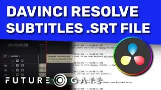 How to add SUBTITLES and make .srt file in Davinci Resolve?