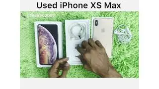 Used iPhone with Lower Price📱 iPhone XS Max full Fresh Condition
