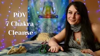 ASMR Reiki POV 7 Chakra Full Body Healing Cleanse Sleep Tingles Layered Sounds with End Meditation