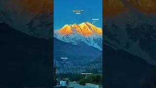murshad Rakaposhi peak Nagar valley view from Ali Abad hunza