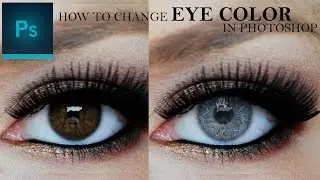 Photoshop cs6: How to Change Eye Color in Photoshop | Tutorial For Beginners.