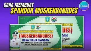 Cara Buat Spanduk Musrenbang di Canva