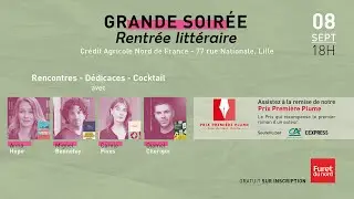 SOIREE RENTREE LITTERAIRE FURET 2022