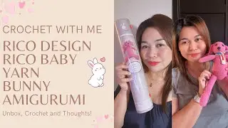 Crochet With Me: Rico Baby Rico Design Bunny Amigurumi #crochet