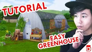 TUTORIAL: How to build an easy greenhouse | Sims 4