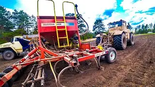 Кировец К-701 и Урал 5557. Трудная посевная 2023 года!