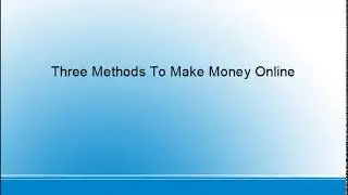 Make money online