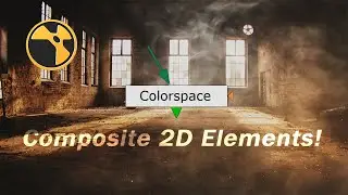 How to use Colorspace node to Comp 2D Elements in Nuke 
