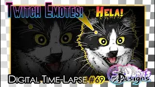 Designing Twitch Emotes! ~ HELA
