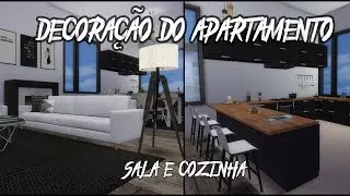 DECORAÇÃO DA COZINHA E SALA ( APÊ NOVO ) - The sims 4