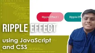 How to give Ripple Effect to any element of your website? Complete tutorial | Code Grind