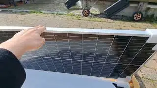 aliexpress chinese 100w solar panel test