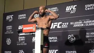 DEMETRIOUS JOHNSON AND HENRY CEJUDO UFC 227 WEIGH INS