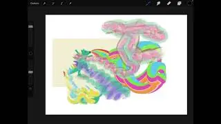 Procreate real Multicolor Shape Brush