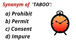 ENGLISH SYNONYMS QUIZ PART - 3. Test your English knowledge! Try to score 10/10! Ro'sEn