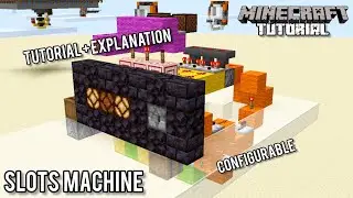 How to Build Slots Machine | Minecraft 1.20 Redstone Tutorial