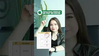 Learn how to insert a PDF into Excel.🤓✅