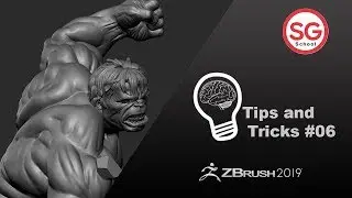 Tips and Tricks #06 Zbrush 2019 - My work process