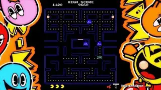 ARCADE GAME SERIES: PAC-MAN. My daughter found a glitch and went through a ghost