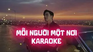 [Karaoke Beat Chuẩn] Mỗi Người Một Nơi (R&B Version) | Tone Vừa