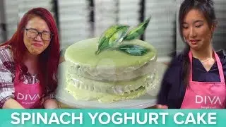 Spinach Yogurt Cake Recipe and Tutorial | DIVA Originals