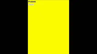 Javascript Program - How To Change Text by a button || Coding ||