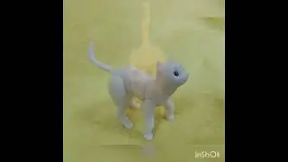 bjd doll British cat white / шарнирная БЖД кукла британский котенок белый