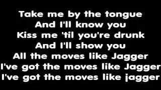 Maroon 5 - Moves Like Jagger (feat. Christina Aguilera) LYRICS