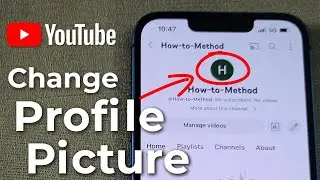 how to change YouTube profile picture using iPhone iPad