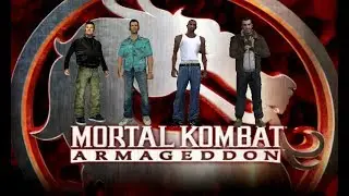 Mortal Kombat: Armageddon (K.A.F) - some popular GTA characters gameplay