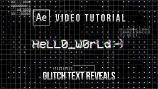 Tutorial Glitch Text Reveals Tanpa Plugin - Adobe After Effects