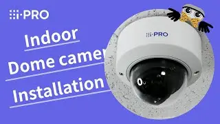 Ceiling surface installation of standard indoor dome camera