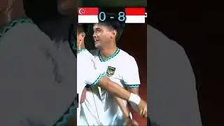 Singapore vs Indonesia - AFF Cup u16 2022  #shorts #viral