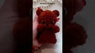 Мишка Топтышка крючком.