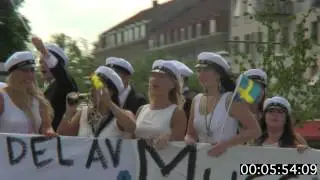Studentutsläpp Alströmergymnasiet Alingsås 2013 (B-Roll)