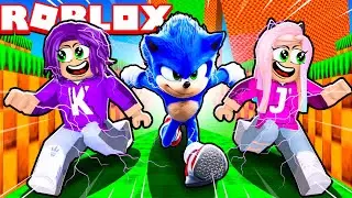 We ran faster than Sonic! (4-rebirths) | Roblox: Sonic Speed Simulator