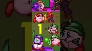 KIRBY ALL HATS!? PART 1 #smash #SHORTS #gaming