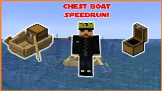Speedrunning a Chest Boat in MINECRAFT