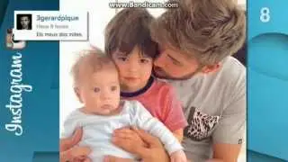 ¡Piqué publica tierna imagen con Milan y Sasha!