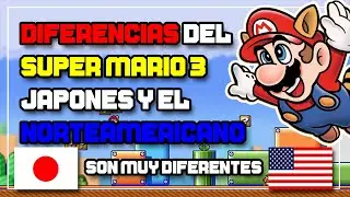 DIFERENCIAS de SUPER MARIO BROS 3 entre la VERSION JAPONESA y NORTEAMERICANA