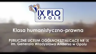 Klasa humanistyczno-prawna - PLO IX Opole