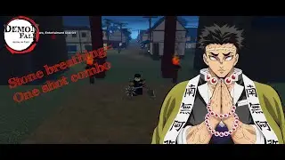 Stone breathing = ONE SHOT COMBO ( DEMONFALL ROBLOX )