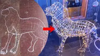 Making a Lion | Fairy Lights Lion
