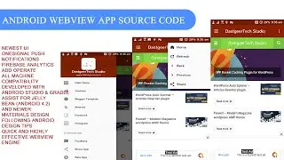 How to Convert Website into Android App | Creating Project and Setup WebView
