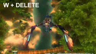 Трюки на летающем маунте